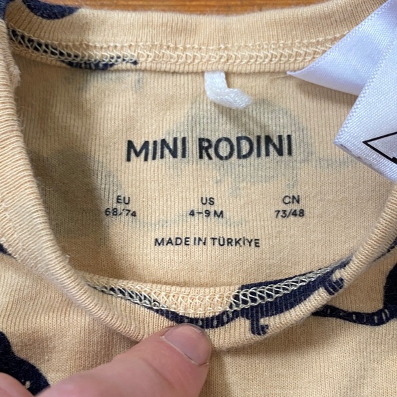 Mini Rodini Rats Print Baby PJs - 4-9 months (68/74 cm) - Picture 2 of 5